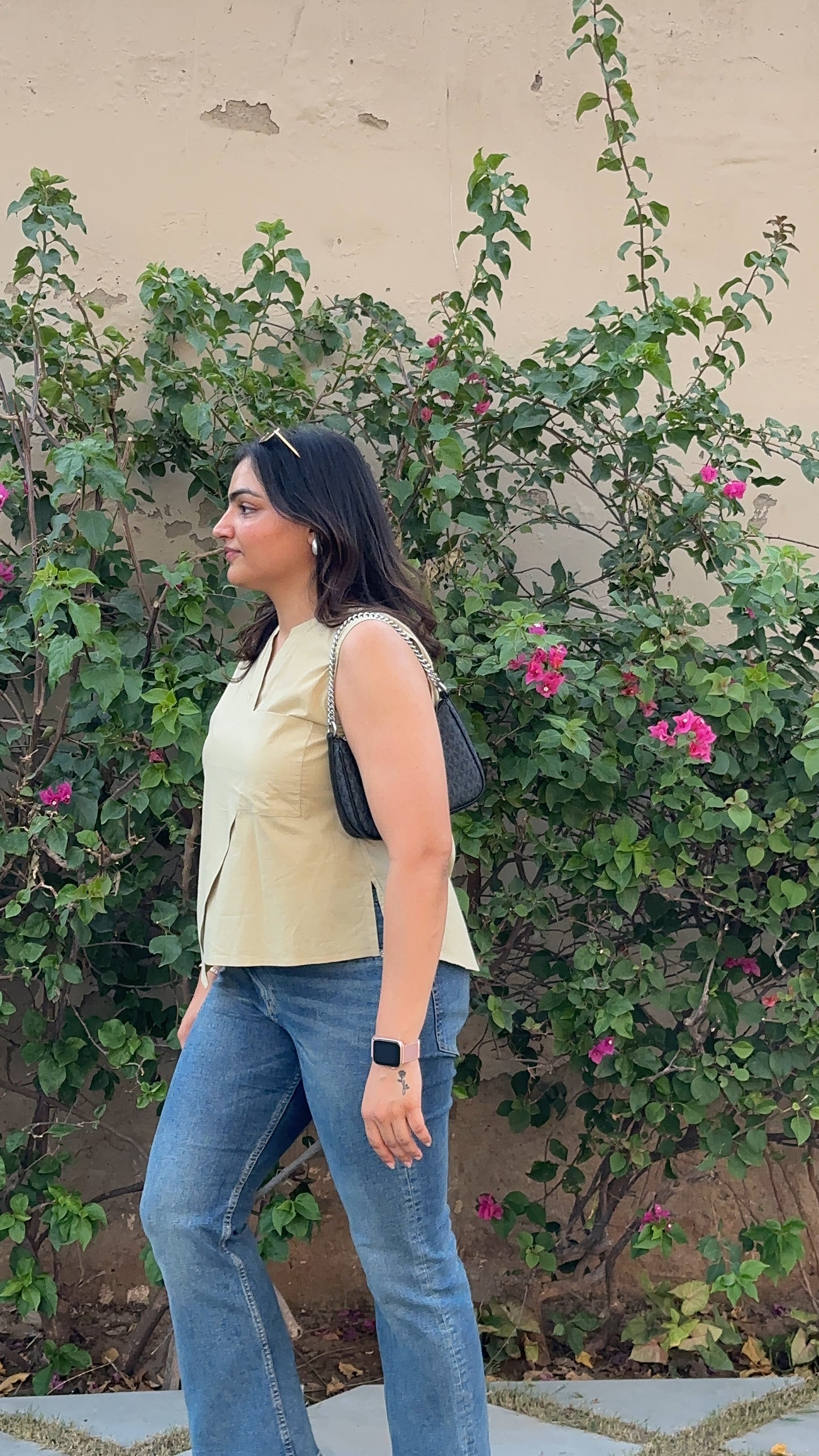 GOLDEN HOUR FOLD TOP