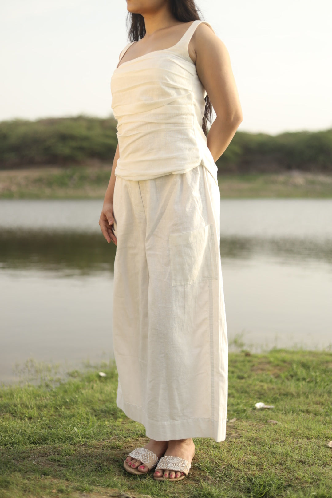 ETHEREAL KHADI BREEZE SET