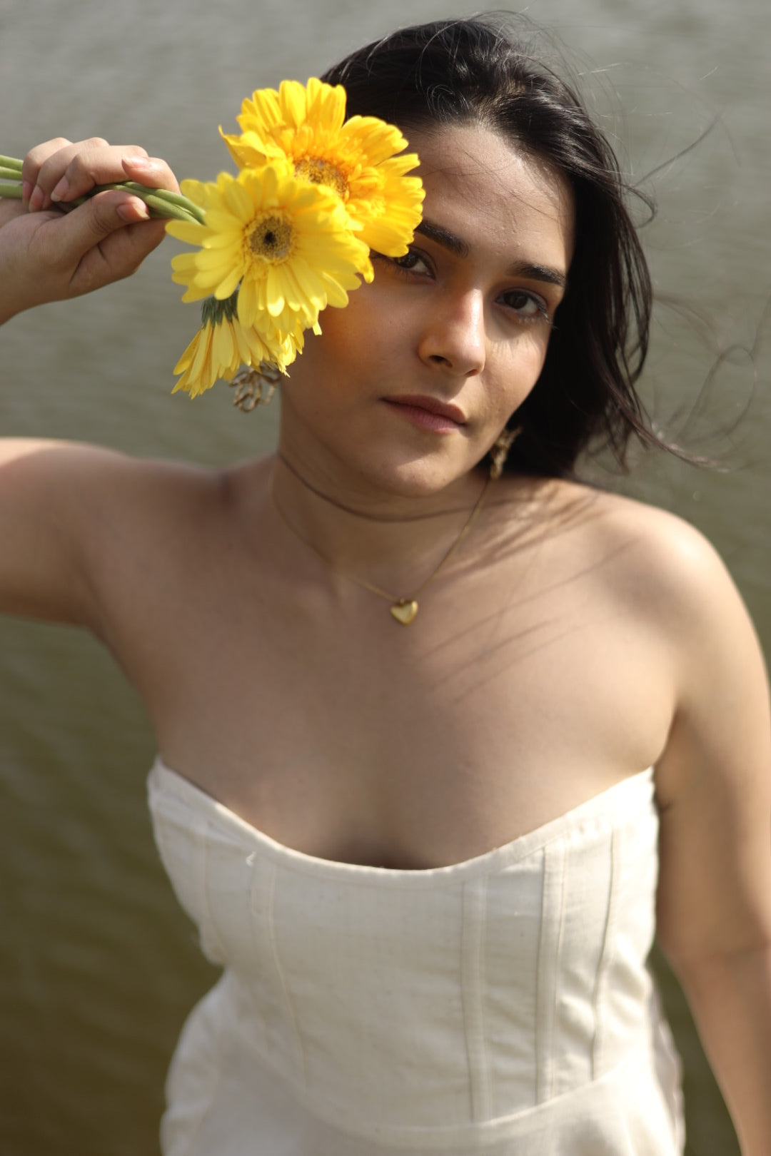 SERENE SANDS CORSET DRESS