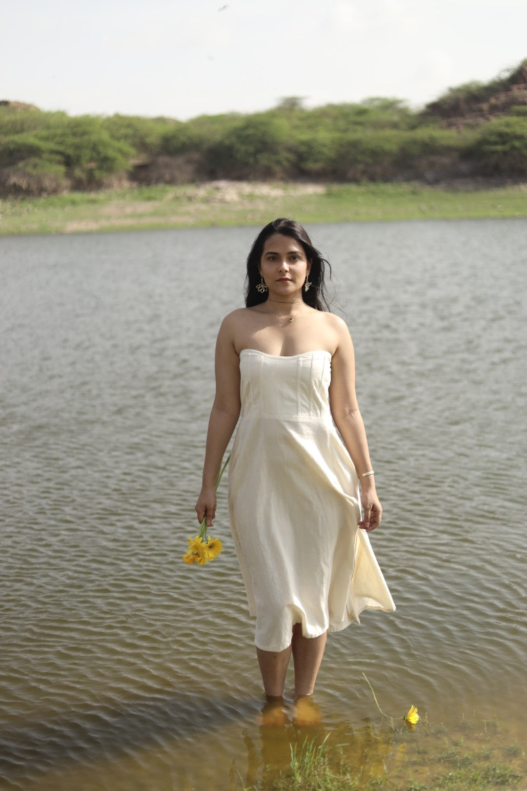 SERENE SANDS CORSET DRESS