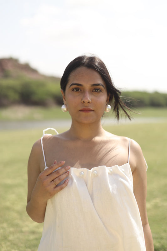 LINEN SUNDRESS